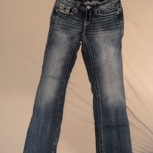 Vigoss Women's Faded Blue Boot Cut Jeans